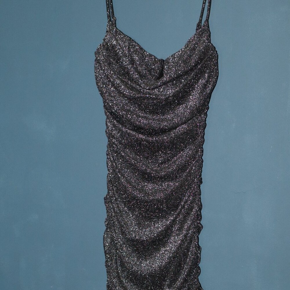 Silver Glittery Cocktail dress  S